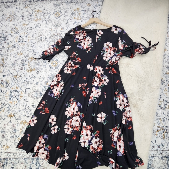 Torrid Romantic Floral Skater Dress Large - Picture 8 of 8